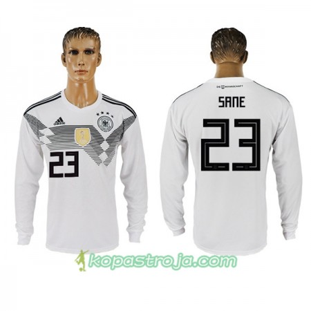 Billiga Fotbollströjor Tyskland Sane 23 WM 2018 Hemma tröja Långärmad